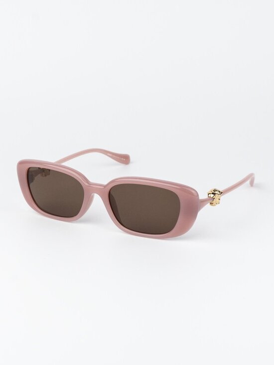 Versace Women Sunglasses Opal Pink Brown Rectangle VE4504D 553573 NEW AUTHENTIC main image 9